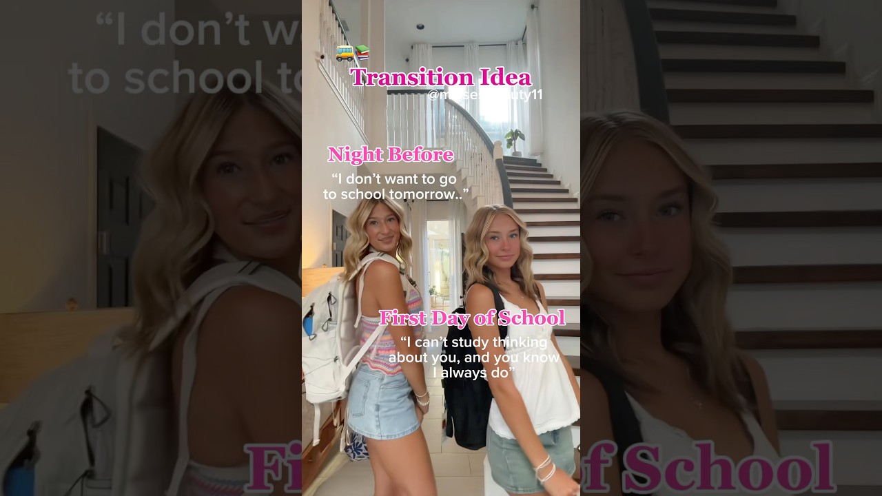School Transition Idea🚌vc@ryane.rr #shorts #shortvideo #trending #fyp #school #transition