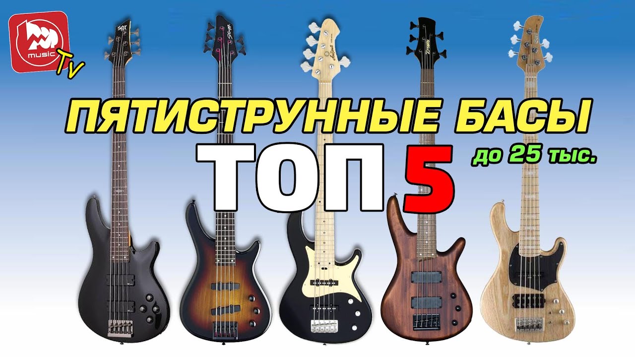 ТОП-5 доступных 5-ти струнных бас-гитар