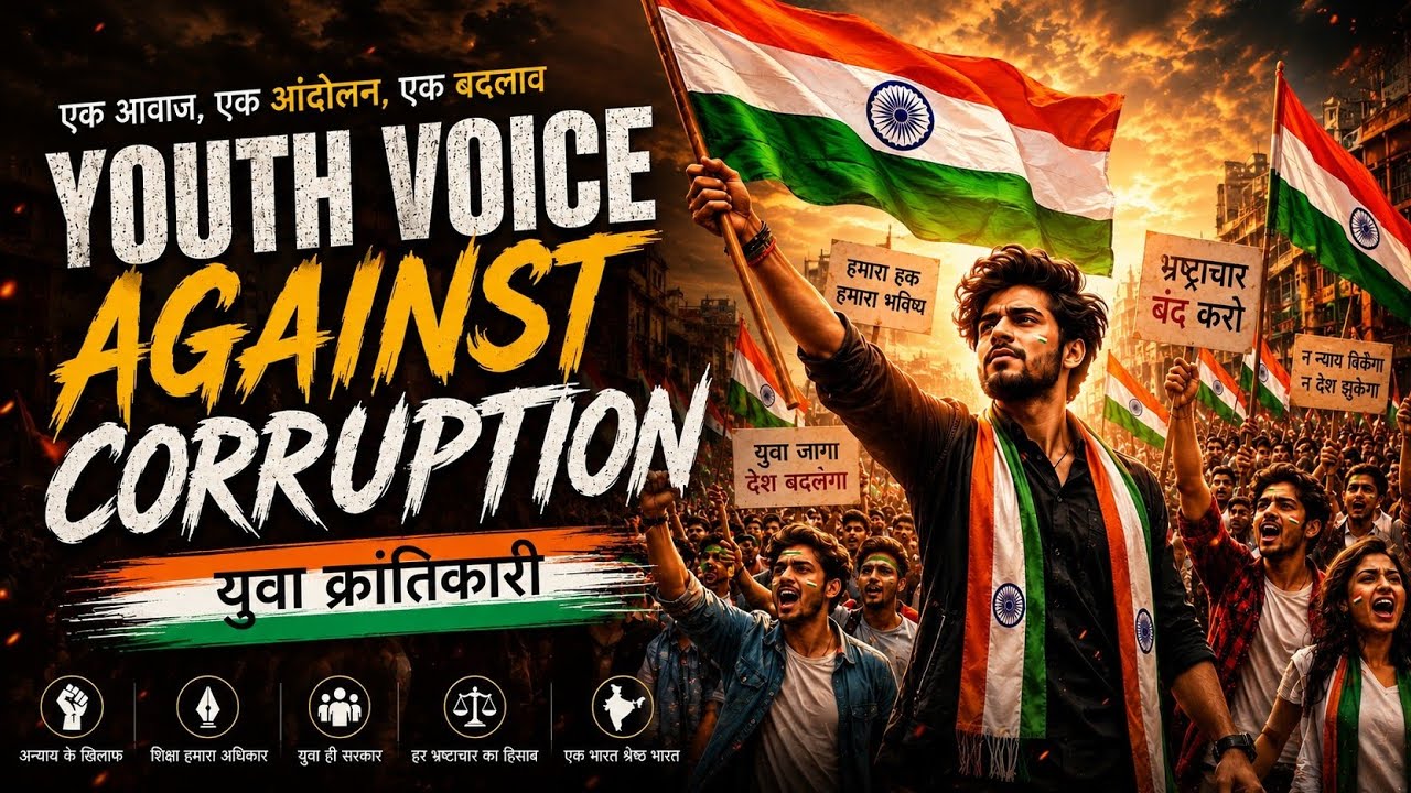 Youth Voice Against Corruption 🇮🇳|देश के युवाओं का आगाज़🇮🇳 |Powerful Motivational Revolution Anthem🔥
