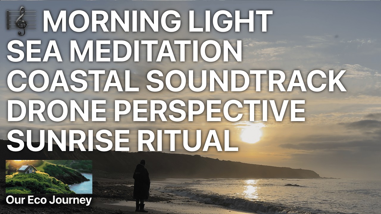 🎶 Dawn Patrol: A Morning Meditation at Bannow Beach 🌊 | Drone Music Video | Irish Coastline Sunrise