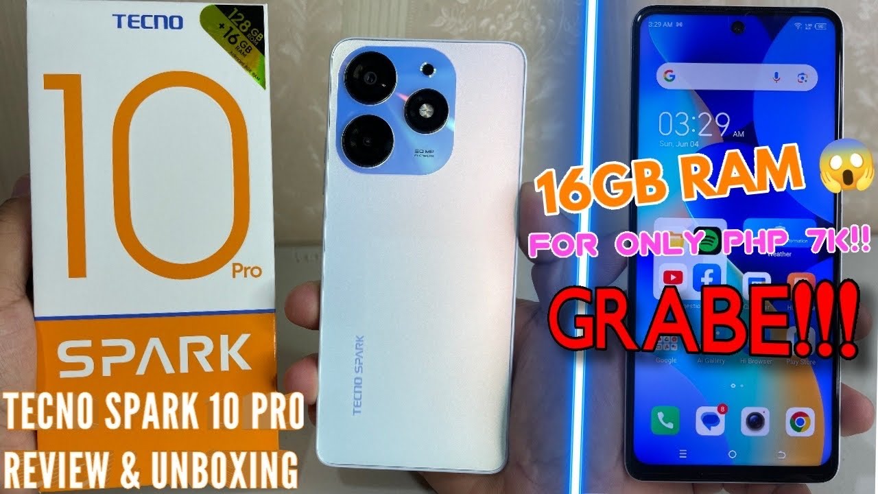 UNBOXING & REVIEW: TECNO SPARK 10 PRO (16GB RAM PHONE FOR ONLY PHP 7K! | 2023 BEST MID-RANGE PHONE?