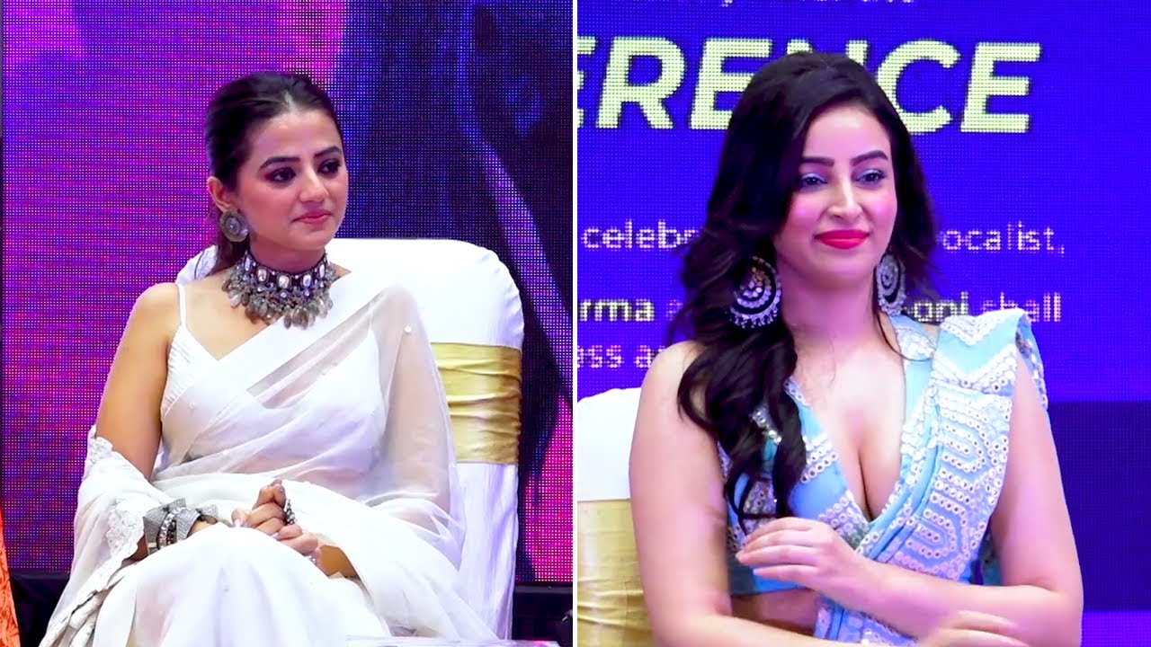 ''Chandni Sharma'' attends the rangratri dandiya 2022, press conference | Bollywood Chronicle