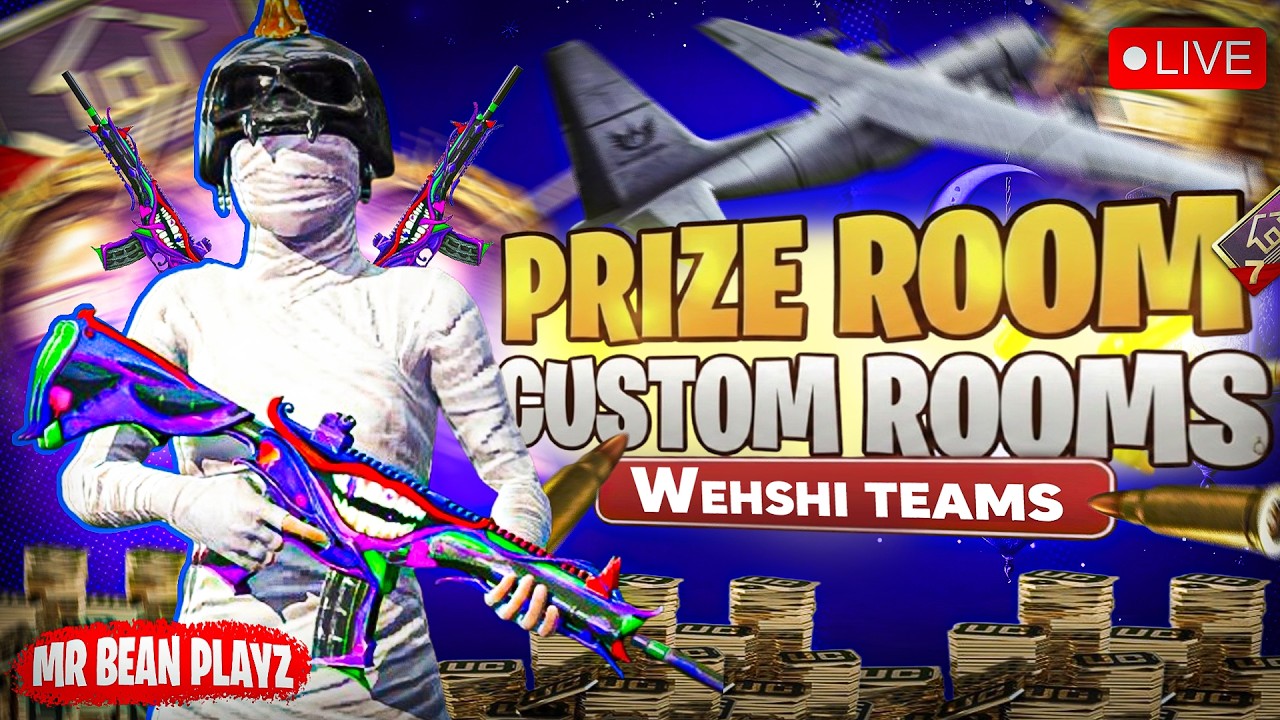 Pubg Mobile Live Custom Rooms | Pubg Mobile Live Stream | wow rooms live pubg