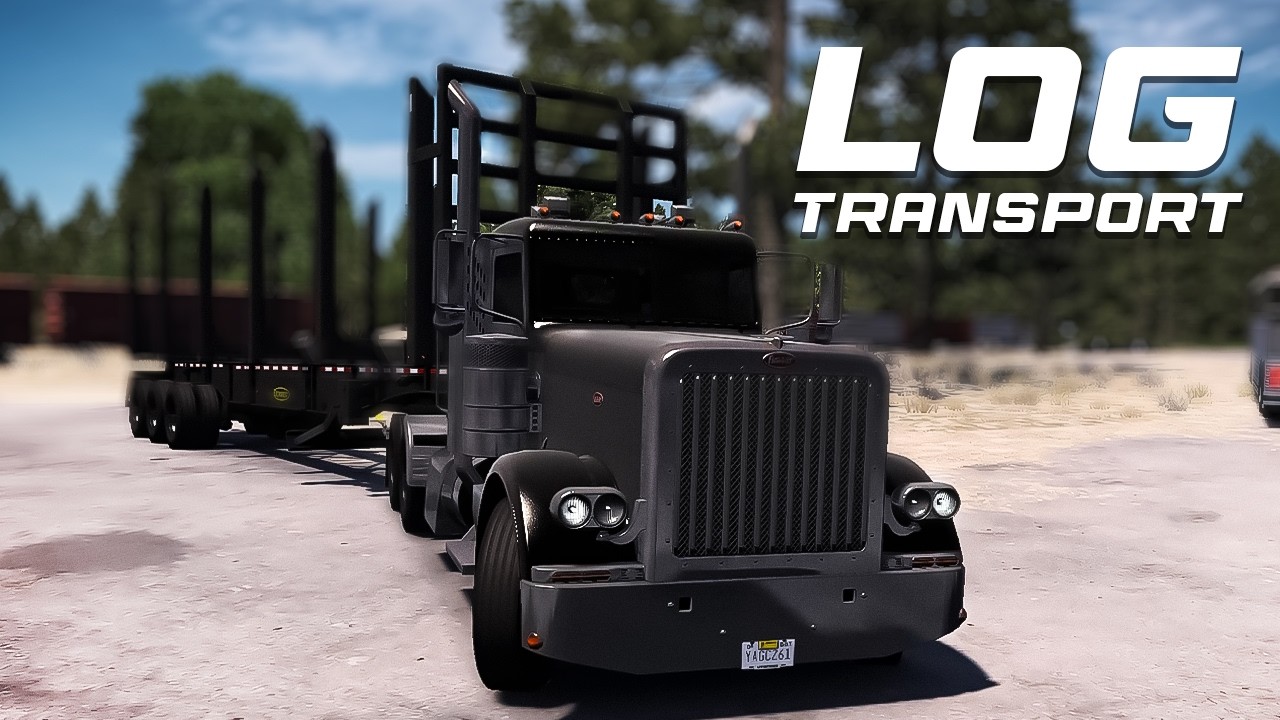 Heavy Log Hauling with the Brutal Truck | Peterbilt 389 | American Truck Simulator