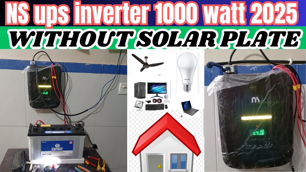ups connection 2025 | NS Solar Inverter | NS Best Budget UPS Models