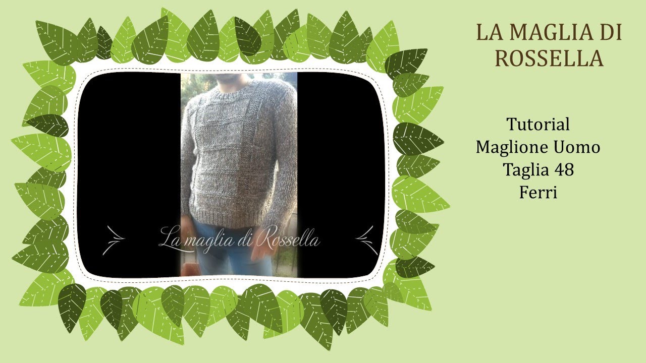 💖💝💘💛 Maglia basic da uomo: il tuo primo progetto! #facile #ferri #maglia