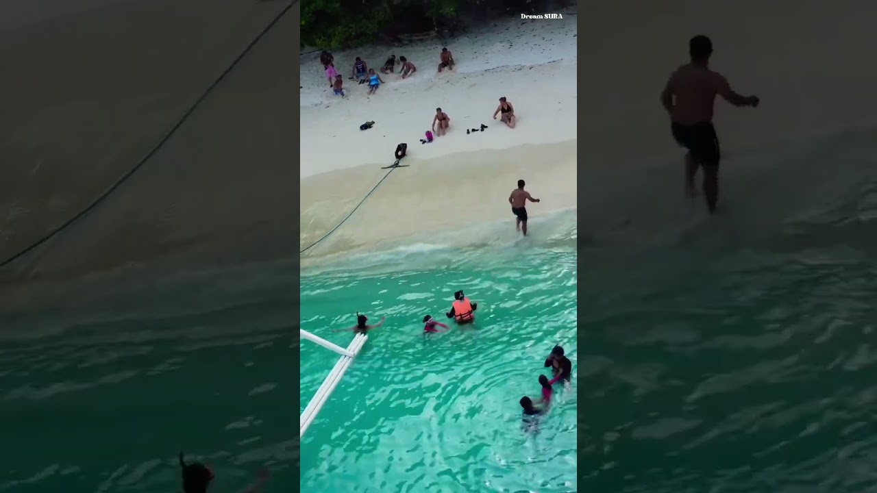 Paradise ❤️#shorts #youtubeshorts #philippinestour #travelvlog #zipline  #viral #droneshot