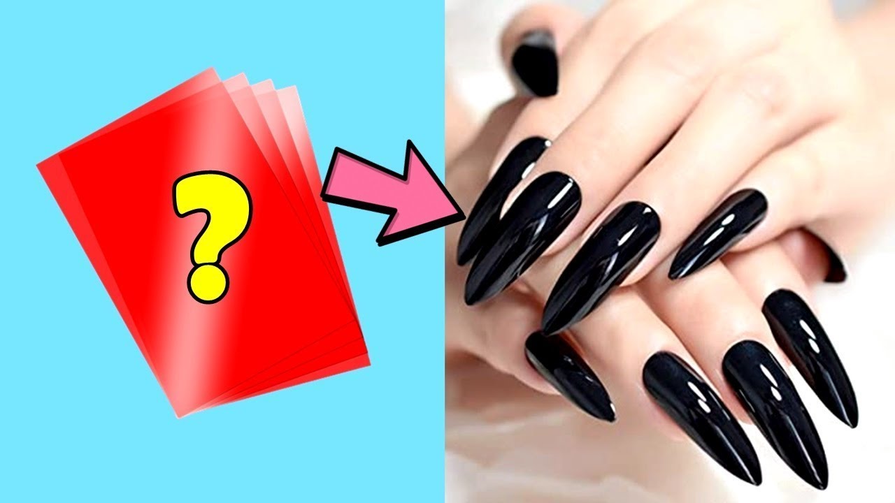 HOE MAAK JE NEP NAGELS MET HUISMATERIALEN   DIY THUIS Louboutin Nagels MAKEN