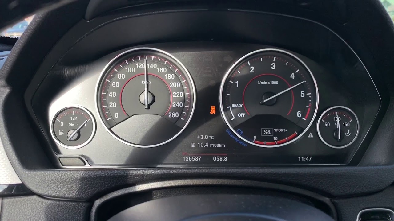 BMW 335d F30 stage 2 acceleration 0-100 , 0-200