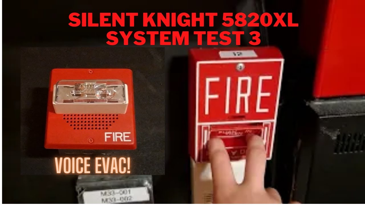 Silent Knight 5820XL Fire Alarm System Test 3