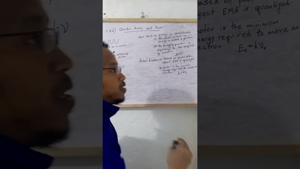 Grade 11, Chemistry, Quantum Theory and Photon