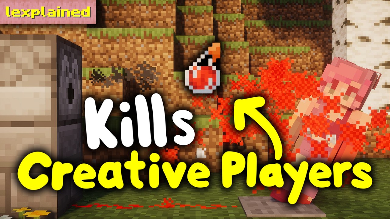 This potion kills you in Creative Mode