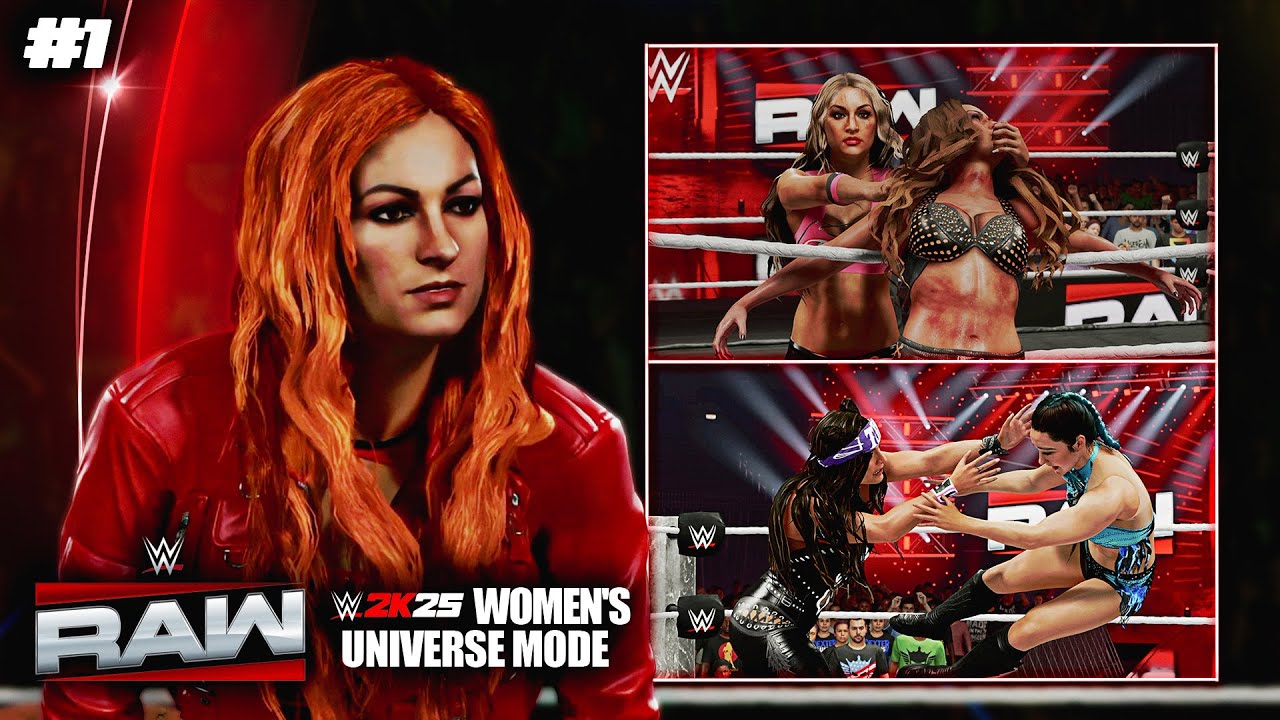 WWE 2K25 Women's Universe Mode #1 - RAW