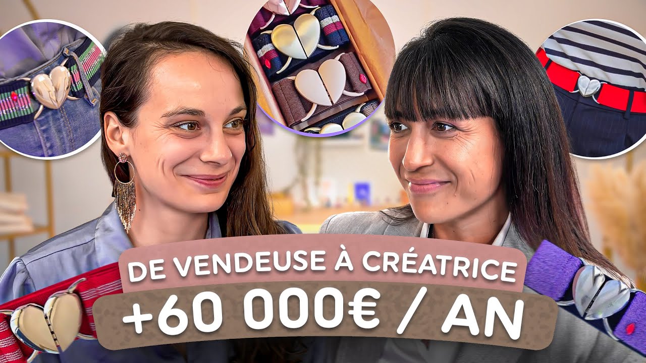 De vendeuse en boutique à créatrice : elle vit de ses créations à 100%✨ CHA-CHAS Ceintures