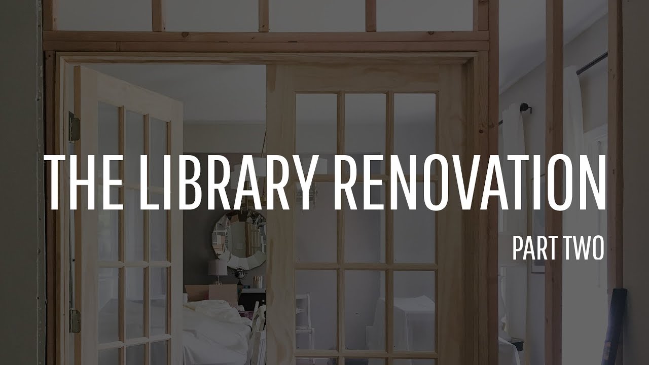 Building a Wall and Installing Double French Doors //  DIY Home Renovations
