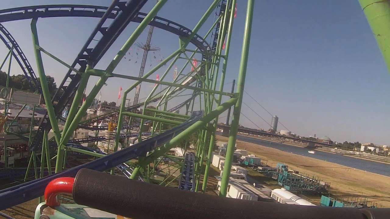 Größte Kirmes am Rhein - Düsseldorf 2018 - Alpina Bahn - Bruch