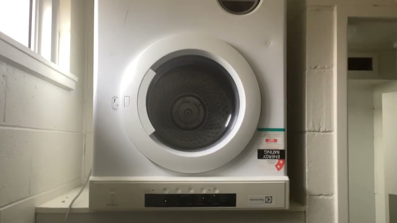 Electrolux vented dryer - 30 min delicate drying