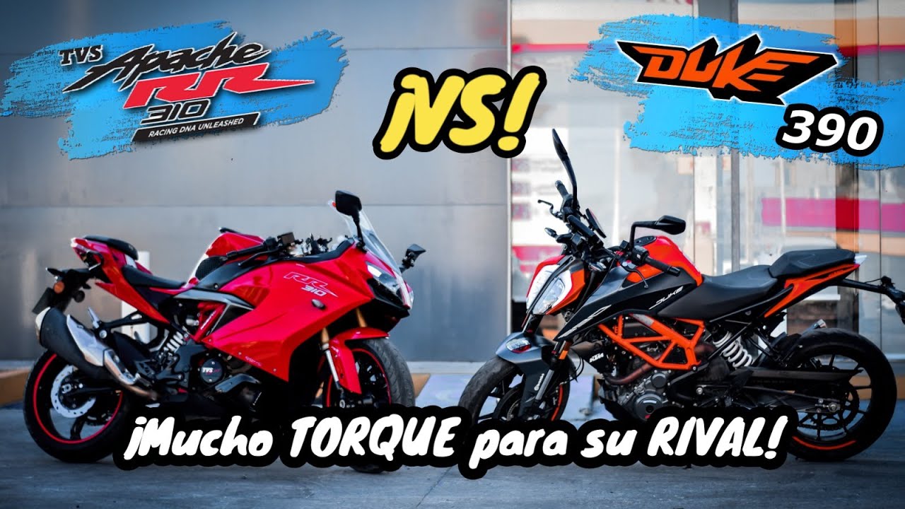 &iexcl;No PERDI&Oacute; ni UNA!😳🔥 Duke 390 Vs Apache RR310😫| Aguacate Motovlogs 🥑