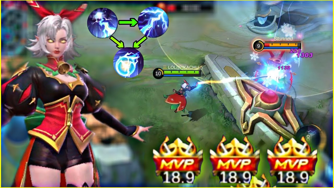 WTF DAMAGE | Eudora Best Build And Combos | Build Top 1 Global Eudora | MLBB