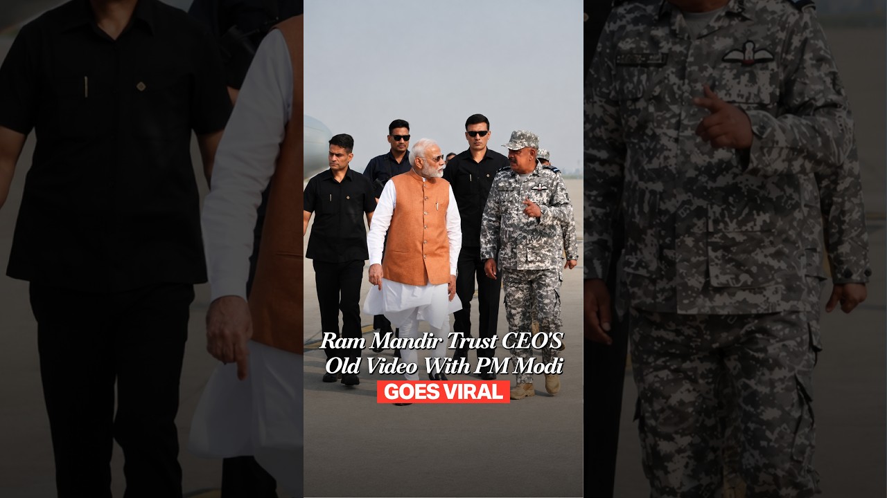 PM Modi Goes Viral After Ram Mandir CEO Appointment