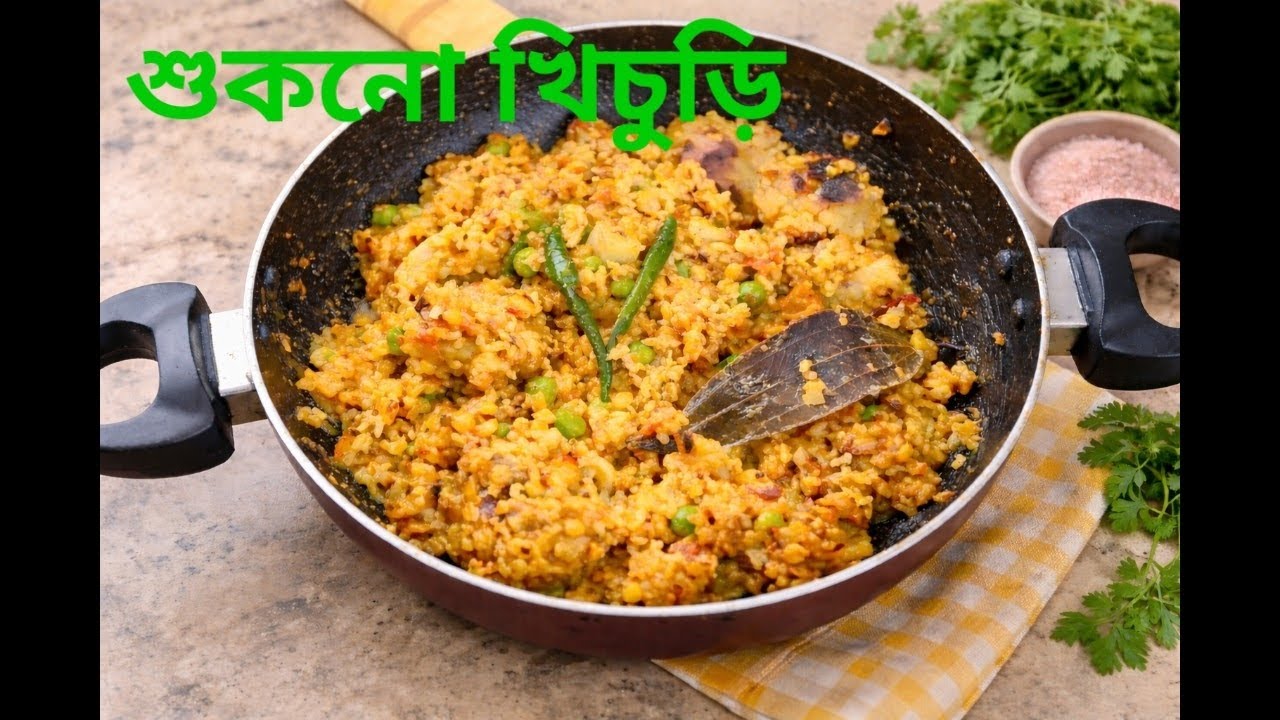 নিমেষে বানান অত্যন্ত সুস্বাদু শুকনো খিচুড়ি। Tasty Khichri Recipe ।@shreerrannaghar ।
