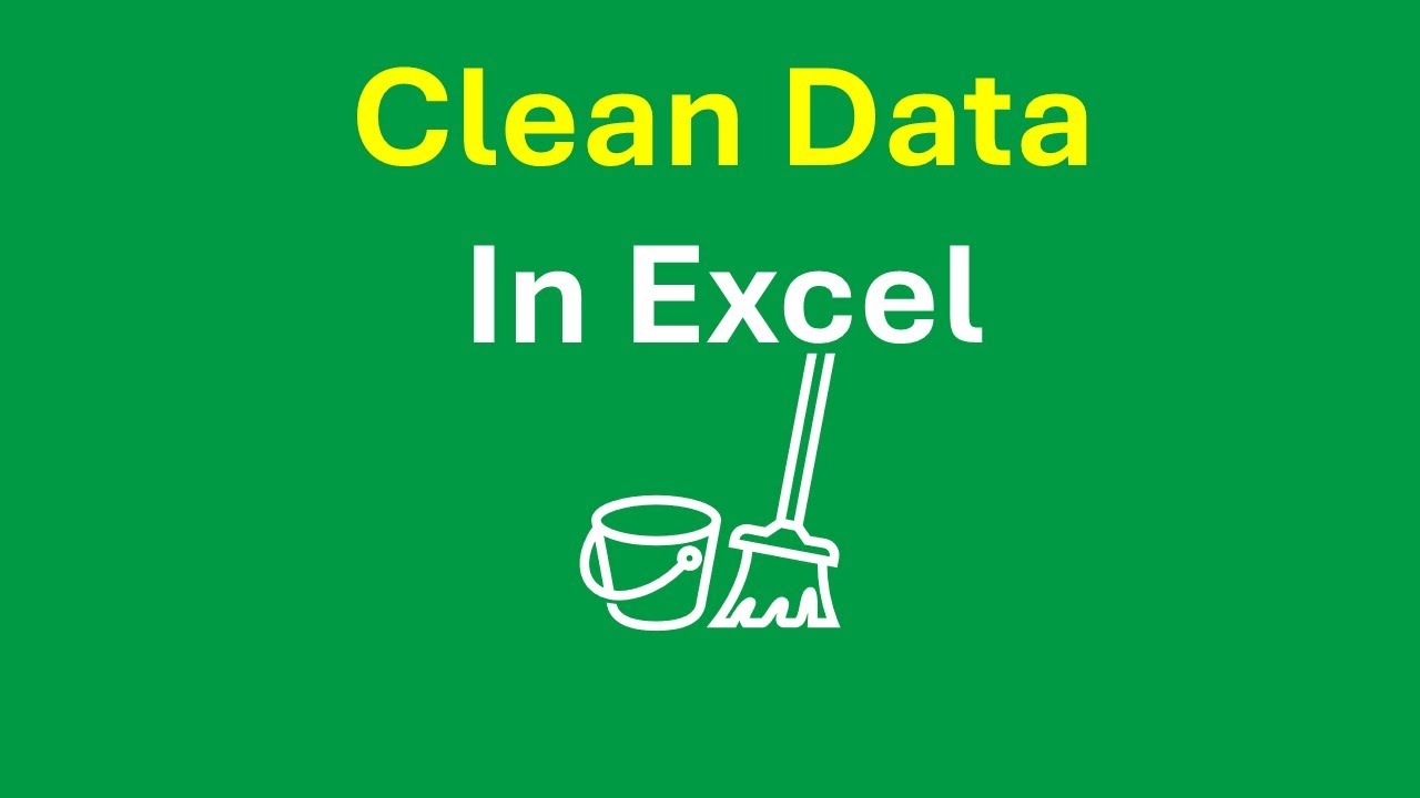 Excel TRIM and CLEAN functions for data cleansing
