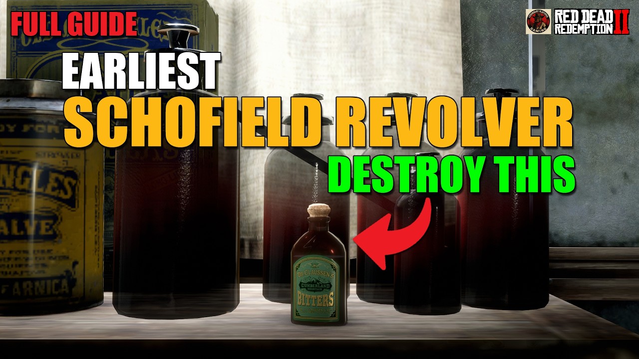 FREE Schofield Revolver EARLY Chapter 2 NO BOUNTY Valentine Doctors Robbery Bitters Method RDR2 2026
