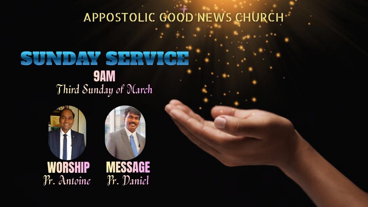 |🔴LIVE  | AGNC | SUNDAY SERVICE| 15 - MAR - 2026|