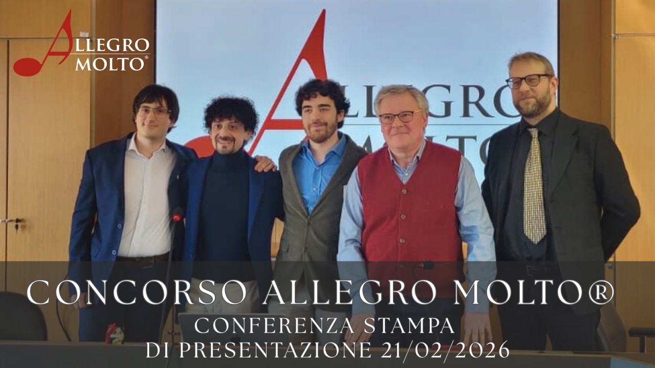 Conferenza stampa ufficiale – Allegro Molto® 2026