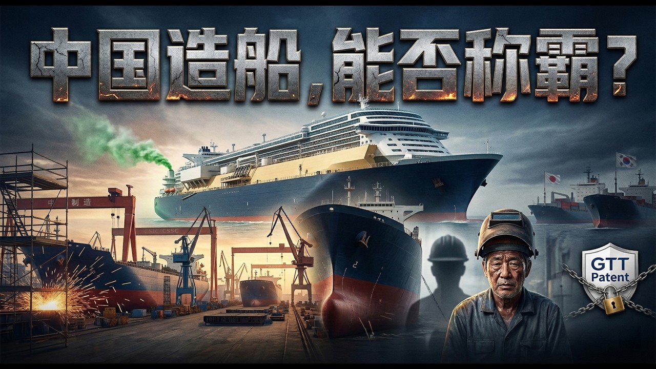 中国造船业统治全球？| 日韩造船业为何溃败？中国“全谱系通吃”背后的残酷真相与隐形危机 | 订单排到2030年却招不到人？40岁焊工荒成中国造船最大灰犀牛