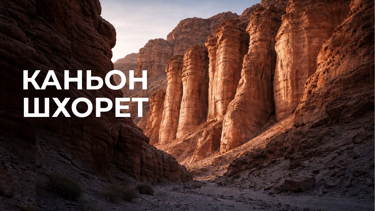 Каньон Шхорет и Столбы Амрама | Эйлатские горы, Израиль