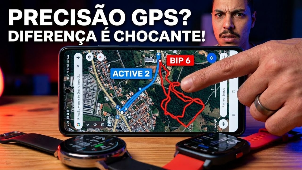 Amazfit Active 2 ou Amazfit Bip 6 - Análise é Comparativo - Tesde GPS e Diferenças Reais
