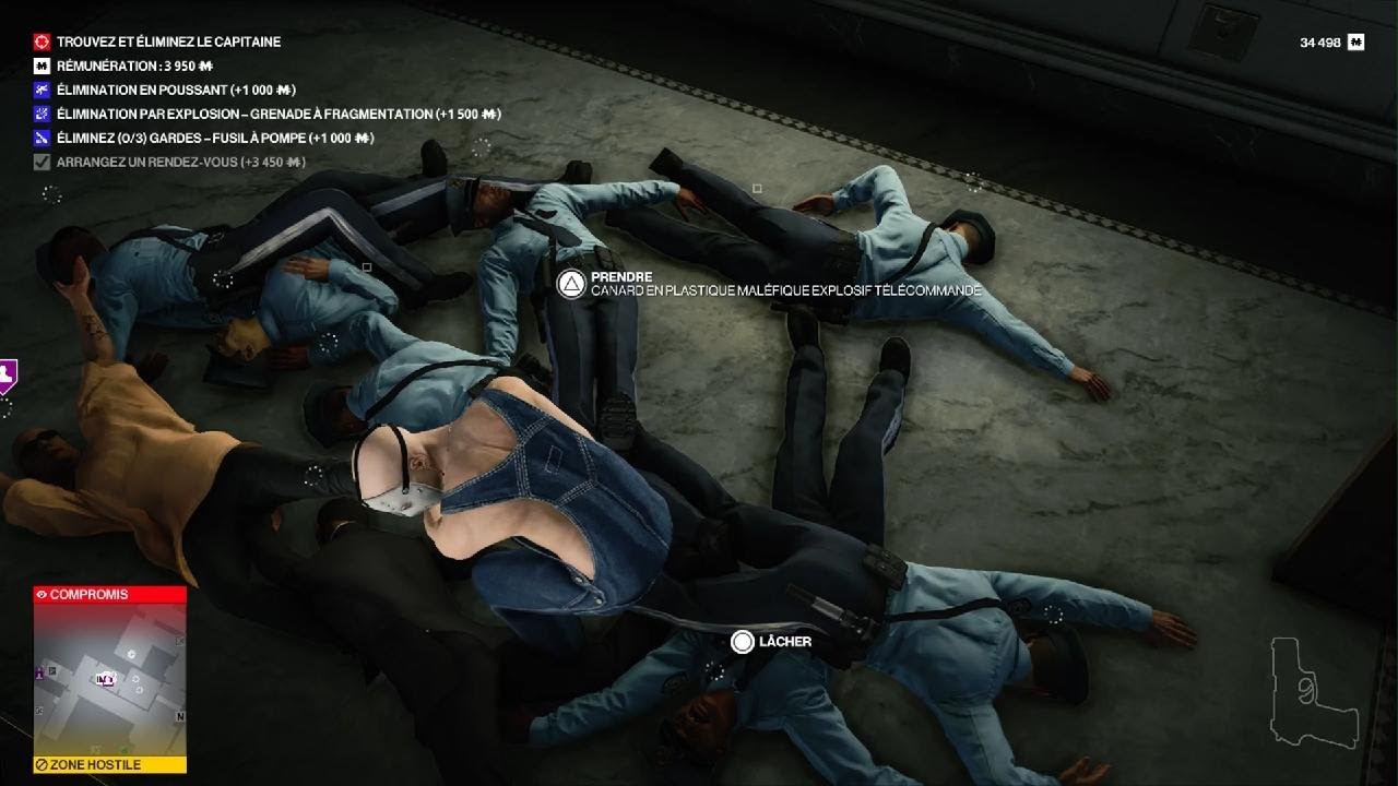 HITMAN 3 NEW YORK  FREELANCE UNE  GRENADE QUI FAIT MAL