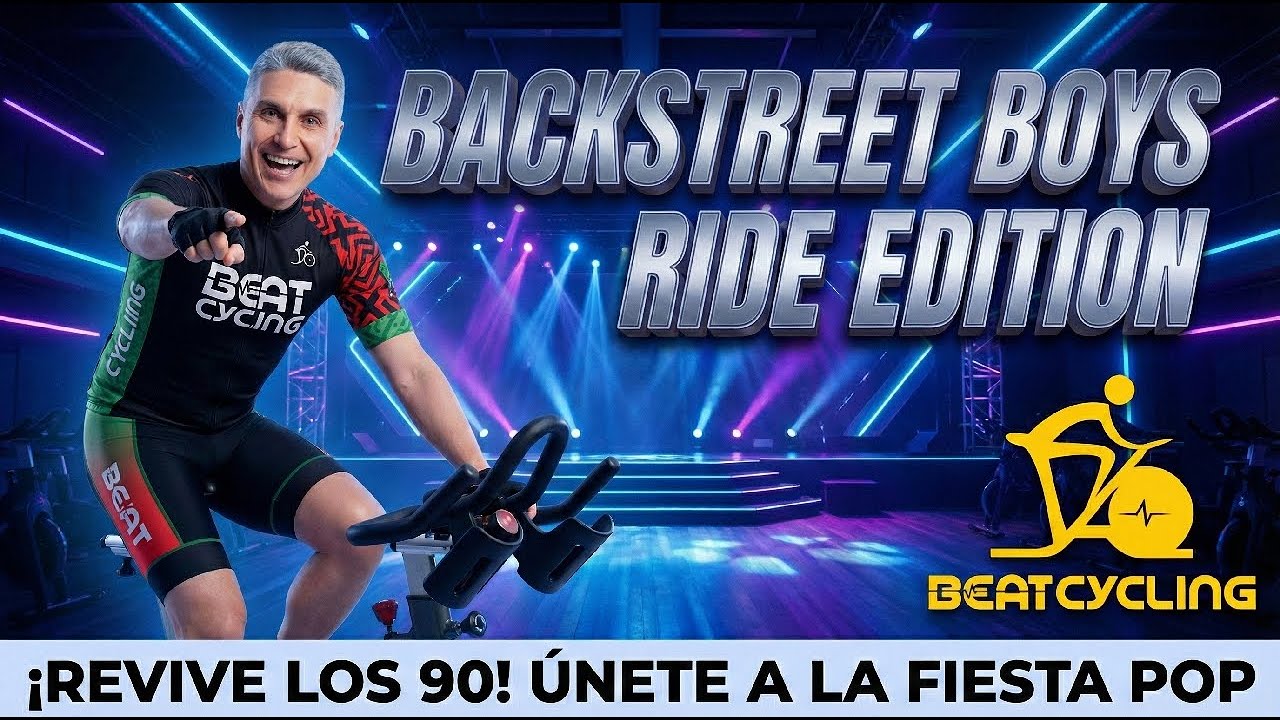 Sesión 12 Feb. 2026. Sesion Backstreet Boys de Lydia Expósito.Bestcycling. Directo Indoorbikemx.