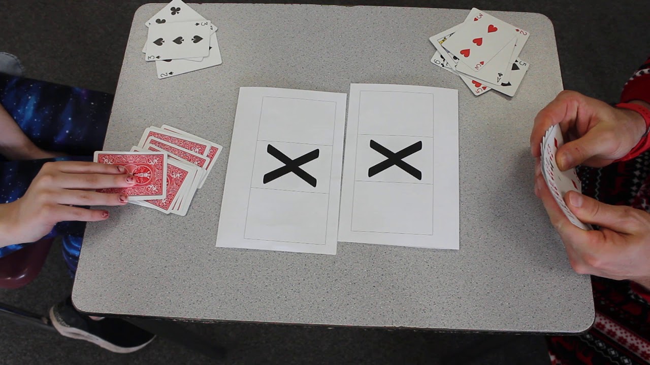 Integer Multiplication War Game with 2 Cards