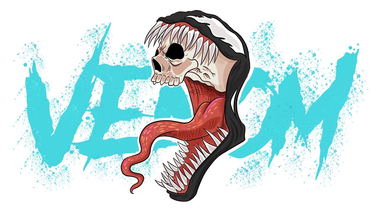 how i draw | Skull Venom | step by step