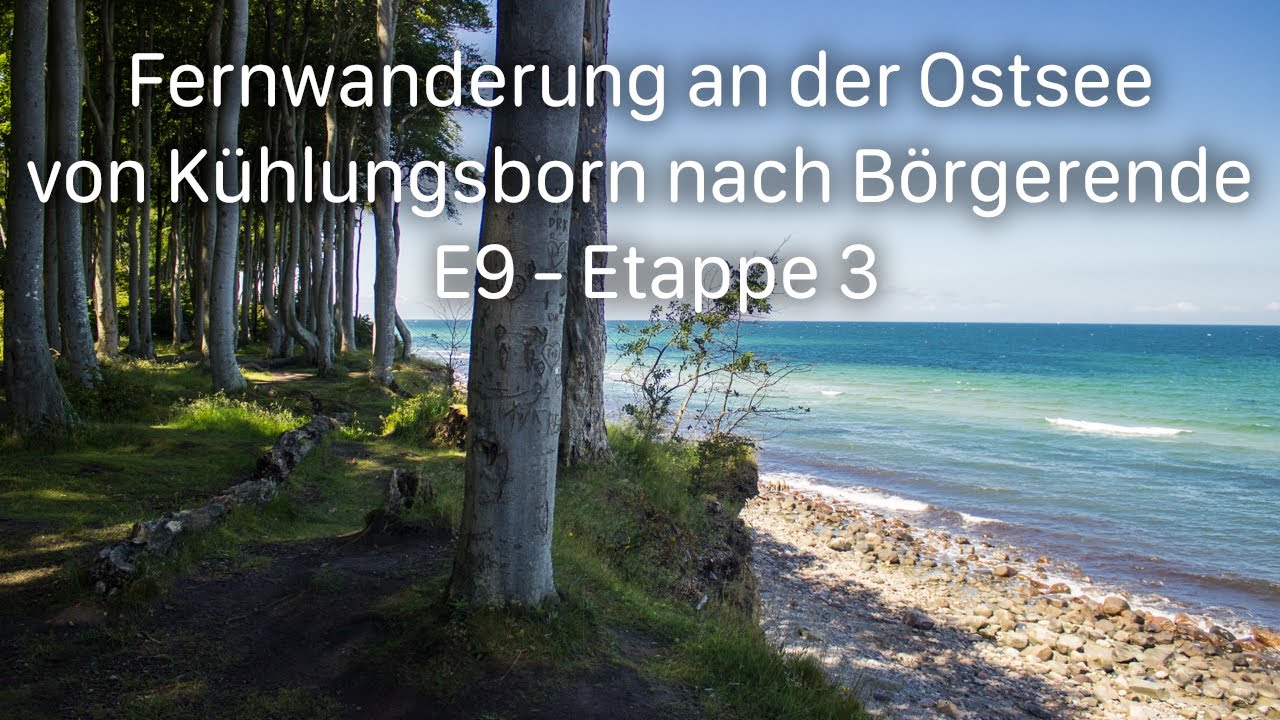 Wandern an der Ostsee - von Kühlungsborn nach Börgerende - Fernwanderweg E9 - Etappe 3