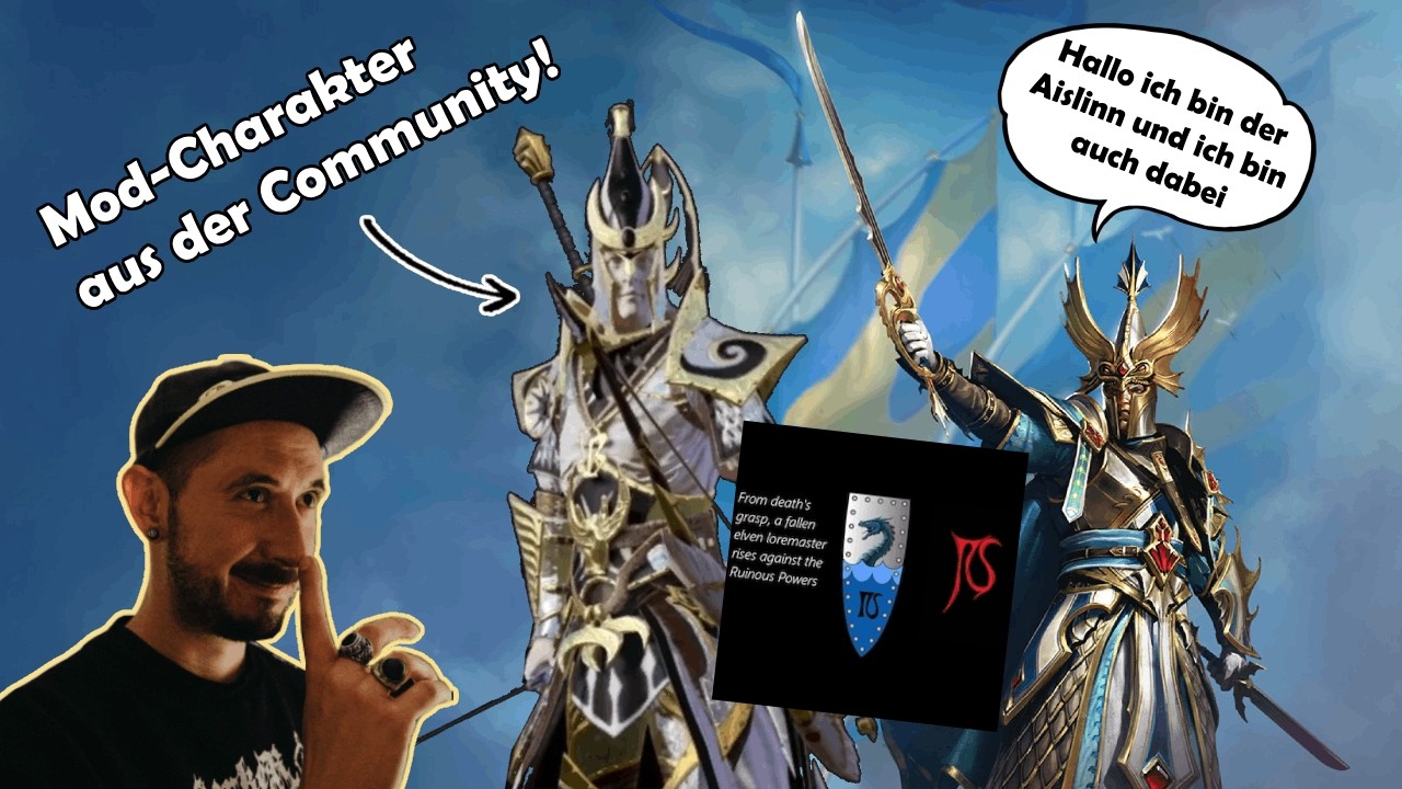 Mod-Charakter aus der Community: IDRINTH THALUI und Aislinn stechen in See! | Warhammer 3 mit Max