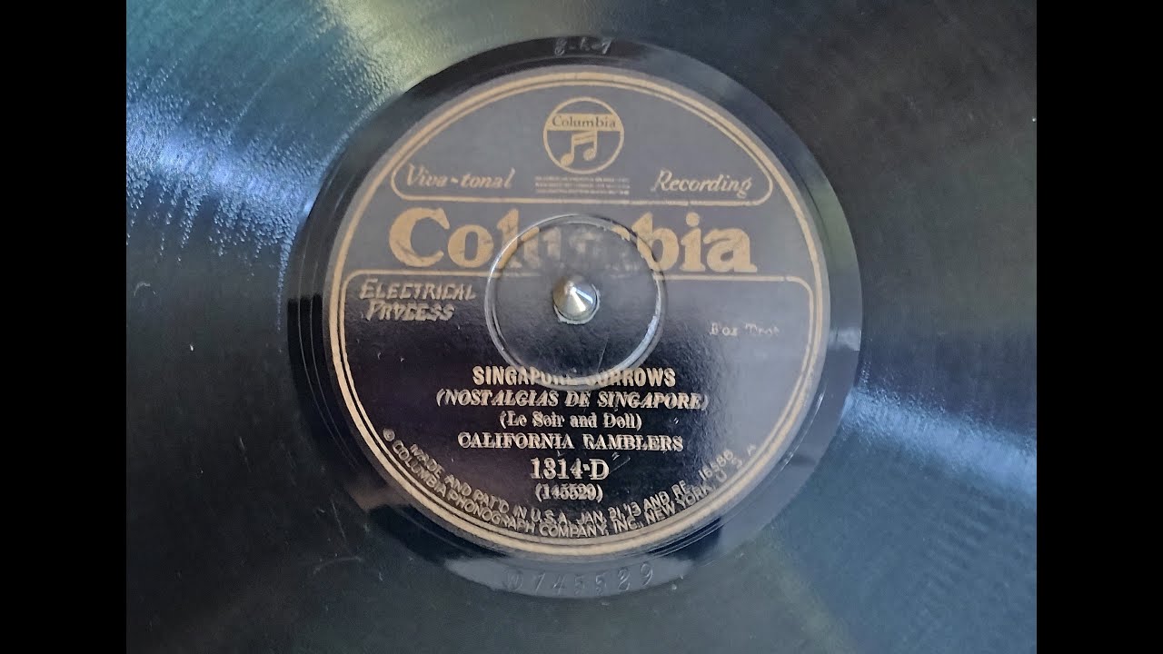 California Ramblers - Singapore Sorrows