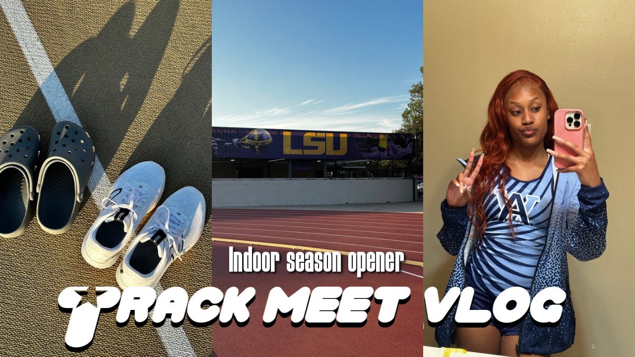 Vlog| FIRST INDOOR TRACK MEET OF THE SEASON ‘24| ZAMIYAH BRENAI