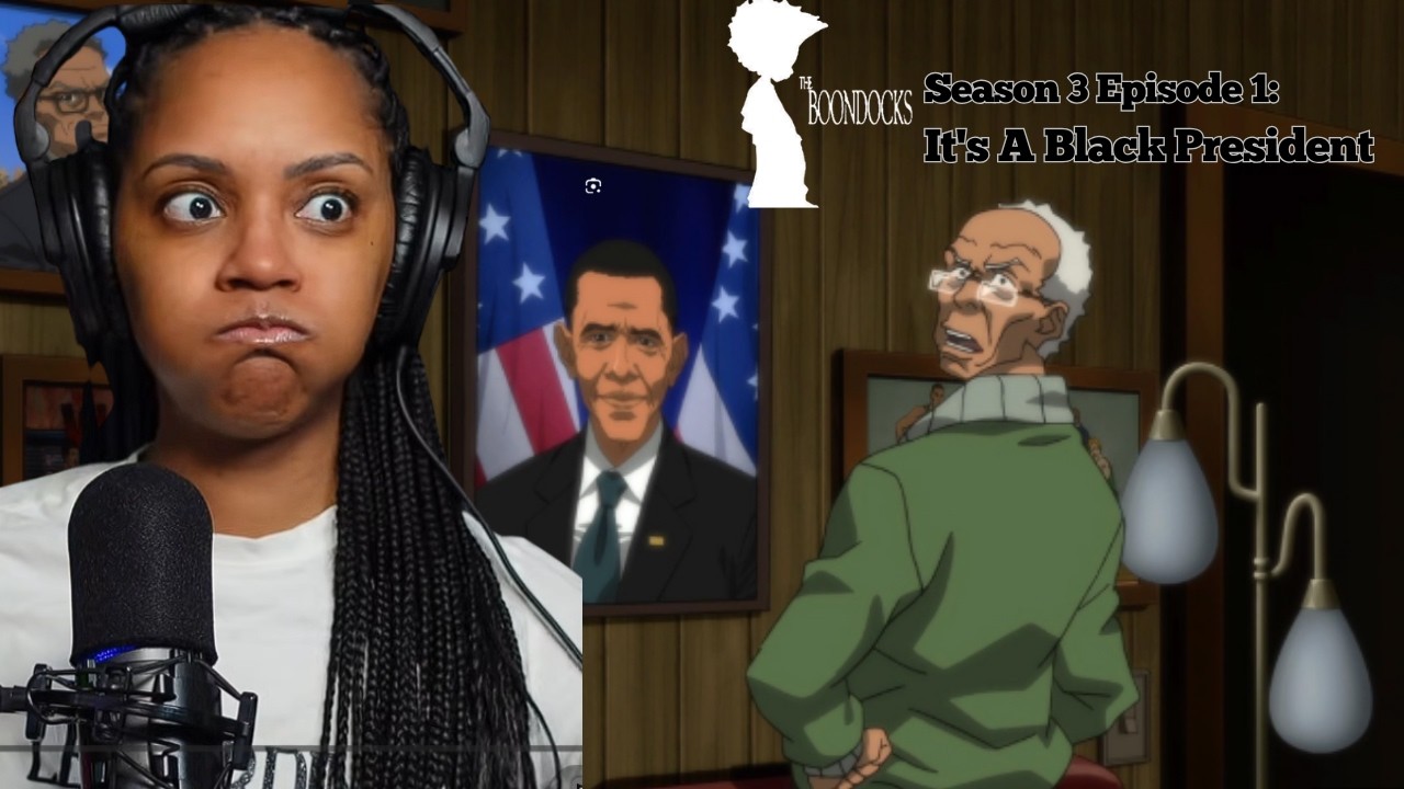 The Boondocks (FULL EPISODE REACTION) | It's A Black President, Huey Freeman | S3 31