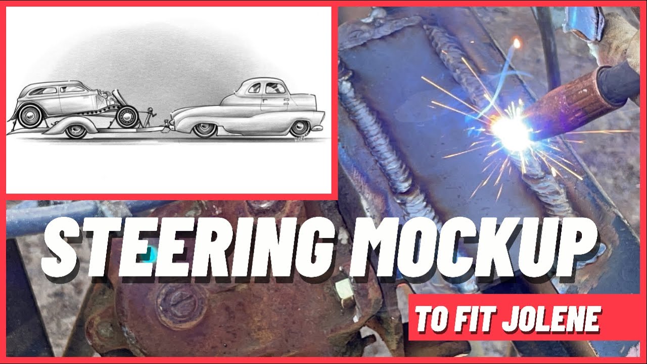 MOUNTING THE STEERING BOX: 1935 HUPMOBILE/FORD HOT ROD
