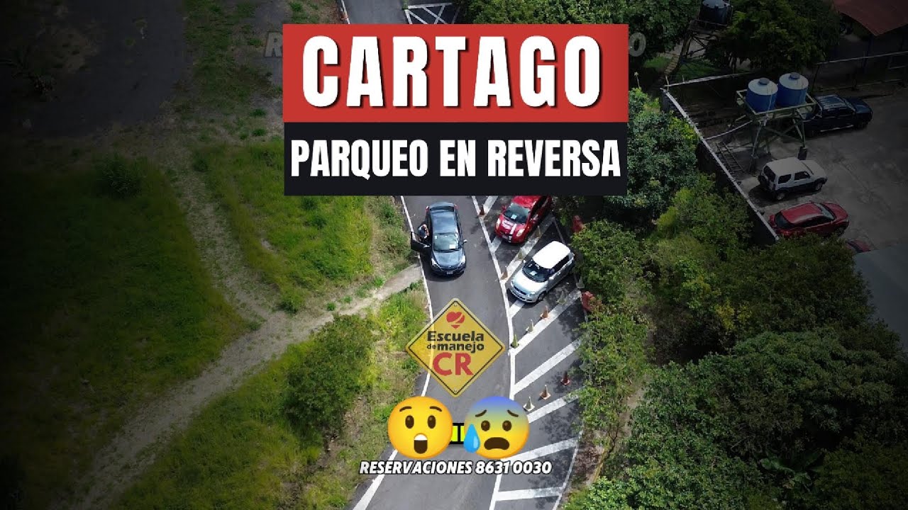 🤯 COMO PARQUEAR EN REVERSA CARTAGO plantel conos Tenemos carritos pequeños automáticos *8631 0030* 