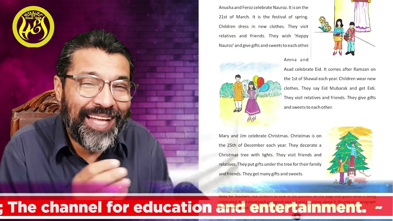 Class 3 Unit 4.2 Pakistani Festivals  My English Book 3 English Sindhi Meaning