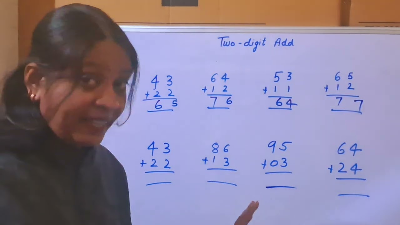 Two digit Add || Without  carry || Class kg&ukg||