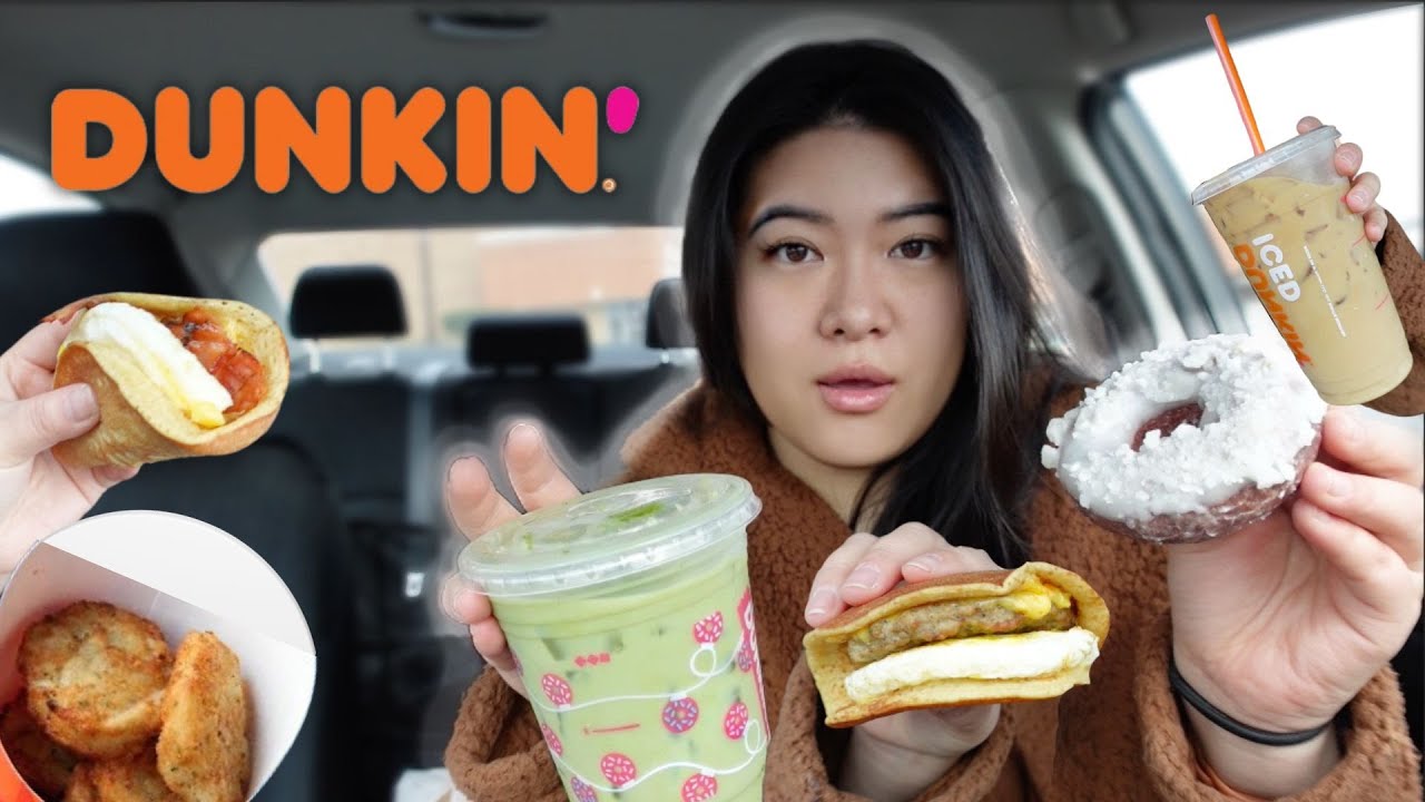 Trying New Dunkin Winter Menu Items 2024 - yes i'm late ⏰ 🤷🏻‍♀️🍵