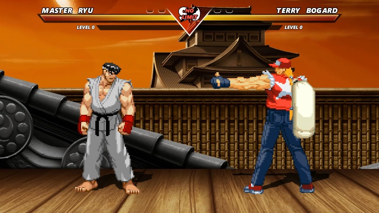 MASTER RYU vs TERRY BOGARD - Highest Level Incredible Epic Fight!