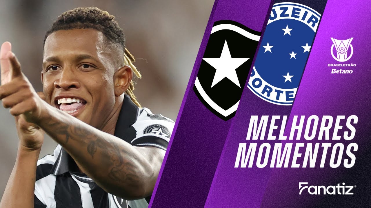 Botafogo 4x0 Cruzeiro | Melhores Momentos | #Brasileirão2026