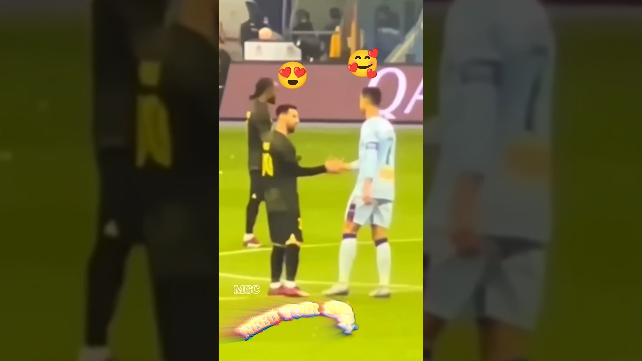 REAR HISTORIC MOMENT 🥰😍 #viral shorts # Messi vs Ronaldo #trending