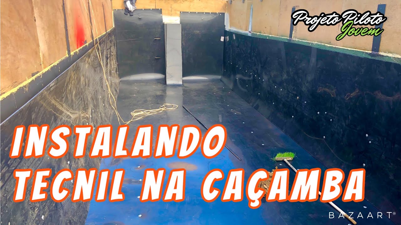 Instalando Tecnil Em casa🏡 /revestimento Caçamba🚚